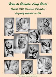 atomic hairstyle book create 1950s long