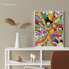 Dragon ball z wall art products, available on a range of materials, with framed and unframed options. Dragon Ball Z Character Dbs Goku Collage Home Kids Baby Living Room Bedroom Decor Print Poster Picture Painting Wall Art Canvas Buy At The Price Of 4 76 In Aliexpress Com Imall Com