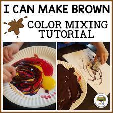 I Can Make Brown Color Mixing Tutorial