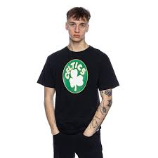A virtual museum of sports logos, uniforms and historical items. Mitchell Ness T Shirt Boston Celtics Black Team Logo Traditional Gangstagroup Com Online Hip Hop Fashion Store