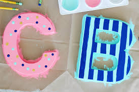 Using letters for decorating is fun and personal! Diy Painted Wooden Letters Splash Of Something