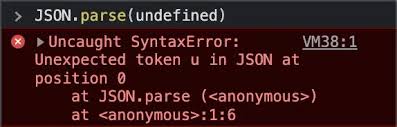 how to fix unexpected n u in json