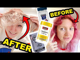 hair color removing techniques