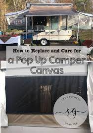 This video shows how a made a diy pop up roof for my four wheel camper. Pop Up Camper Canvas Replacement How We Finished Our Rv Renovation Pop Up Camper Camper Repair Popup Camper