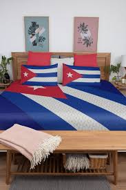 Cuba National Flag Duvet Cover 2