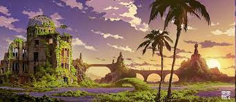 hd wallpaper anime landscape fantasy