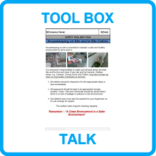 tool box talk use of nail guns