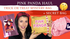 pink panda haul trick or treat