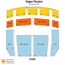Vogue Theatre Vancouver Seating Chart Mcmenamins Crystal
