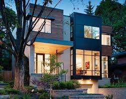 contemporary gallery style home in