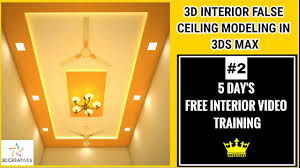 interior false ceiling 3d modeling