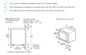 Dimensions Of Microwave Oven Rwtesting Co
