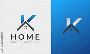 K Latter Concept House Logo Designs