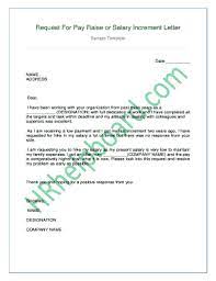pay raise or salary increment letter