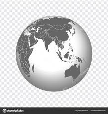 borders of all countries 3d icon globe