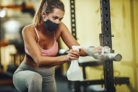 Cleaning gym equipment Stock Photos, Royalty Free Cleaning gym equipment  Images | Depositphotos