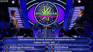 The show has been broadcast from 3 september 1999 until today. Wer Wird Millionar Kandidatin Scheitert An Dieser Simplen Autofrage Stern De
