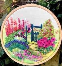 The Garden Gate Embroidery Kit