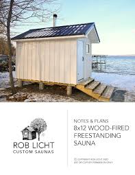 freestanding sauna plans rob