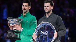 So, the combined slam titles tally of thiem's opponents in his first three slam finals is 49 titles. Novak Djokovic Tops Dominic Thiem To Win Eighth Australian Open Title Sportsnet Ca