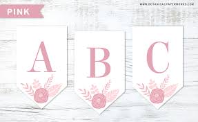 free printable fl letter banners