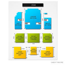 Cabot Theatre 2019 Seating Chart