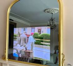 ornamental archtop mirror overmantels