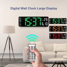 Digital Led Wall Clock Desk Alarm