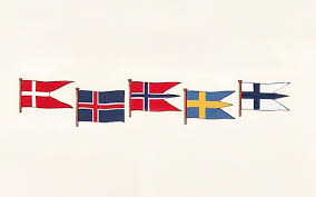 the scandinavian and nordic flags