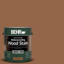 Behr 1 Gal Sc 152 Red Cedar Solid Color Waterproofing Wood