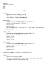    essay outline template   Authorizationletters org