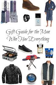 gift guide for the man who has