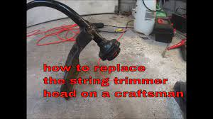 craftsmen 25cc weed trimmer head Replacement curve shaft trash find p-1 -  YouTube
