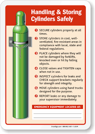 safe cylinder handling instructions