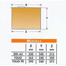 carpeta colgante superior din a4 lomo v