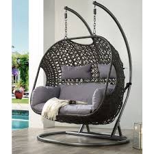 Vasant Outdoor Wicker Patio Swing Chair