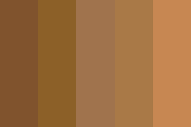 caramel color palette