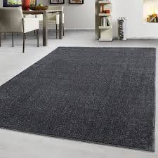 Durch die kurzen fasern sind sie. Teppich Modern Design Teppich Einfarbig Kurzflor Teppich Uni Color Meliert Grau Teppium Online Teppich Market