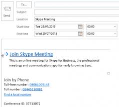 skype for business meeting tips