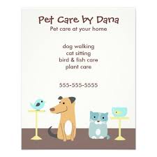 Pet Sitters Advertising Flyer Popular Pet Gifts Pets Dogs Pet