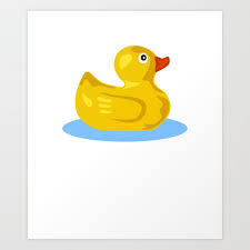 Bathtime Companion Rubber Duck Art