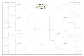 Collection Of Blank Genealogy Chart Template Free Printable Family