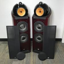 b w nautilus 801 floorstanding speakers