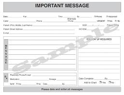 Patient Contact Message Books For Medical Offices Superior