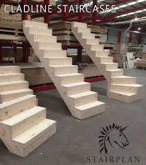 Straight Staircases Without Handrails