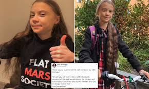 Call for vaccine equity (geneva, 19 april 2021). Greta Thunberg Jokes About Evil Handlers In 18th Birthday Tweet Daily Mail Online