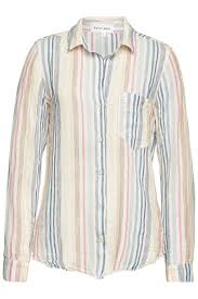 Striped Shirt With Linen