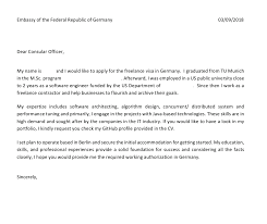 Dear sir /madam, my name is name and most recently i have. Cover Letter For The German Freelance Visa All About Berlin