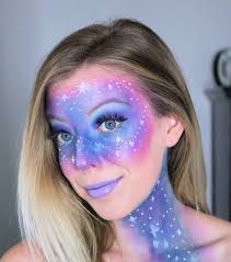 galaxy makeup tutorial for halloween