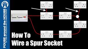 How To Wire A Spur Socket To Ring Circuit Add A Spur Socket To Ring Main